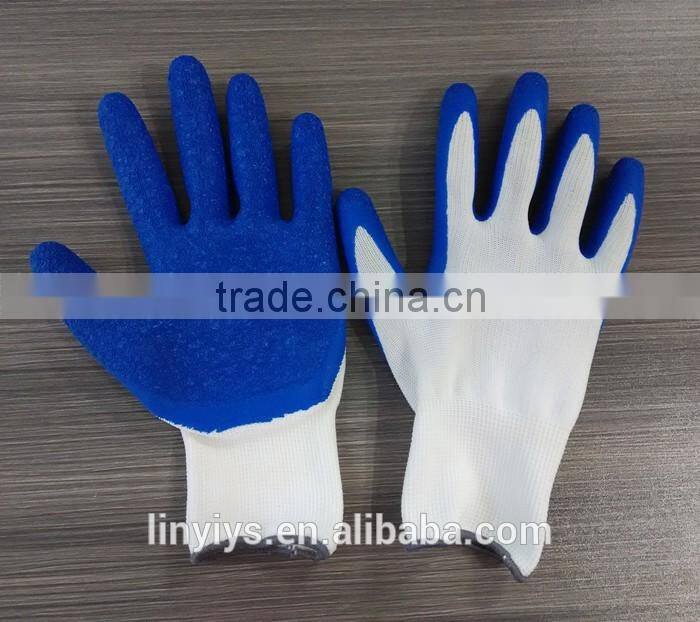 Nitrile coated polyester gloves/fitness gloves