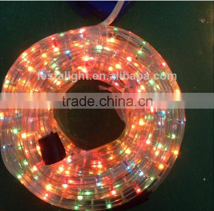 wholesale 13mm Round 2 Wires mix color rice light for christmas decoration