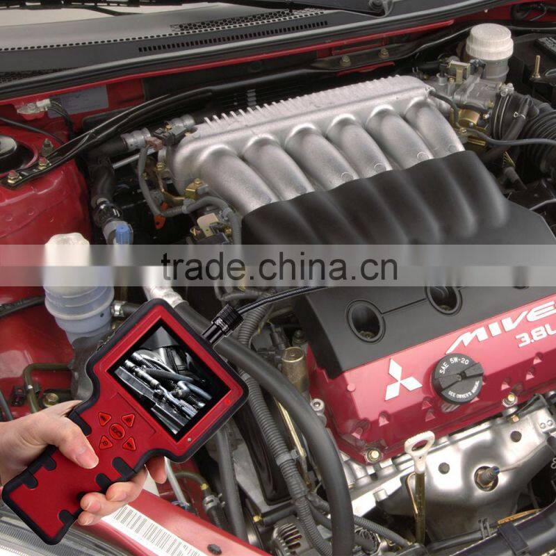 3.9mm Endoscope AV Zoom Borescope 1m Video DVR Recordable 3.5" Inspection Camera