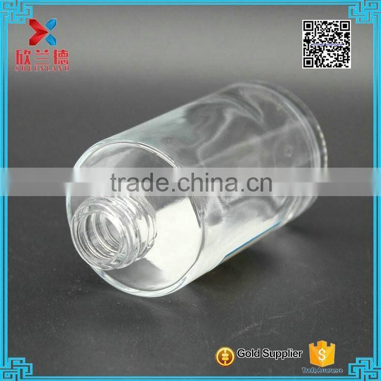Factory price cheaper lotion bottle/50ml clear cosmetic bottle