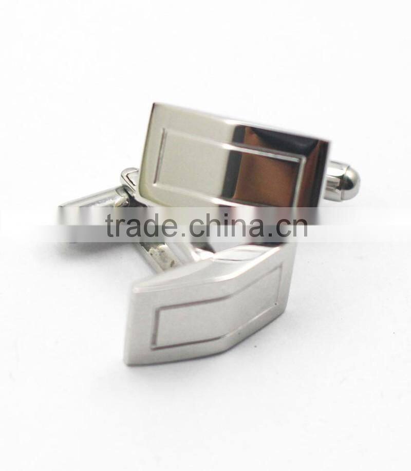 2016 Fashion Design 316L Stainless Steel Mens Shirts Cufflink