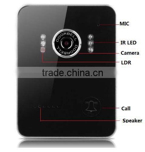 2015 CE ROHS FCC 2 way voice intercom passed 720P wifi doorbell camera