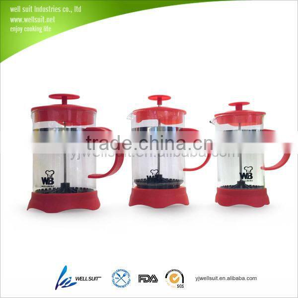 hot selling high quality colored glass pots