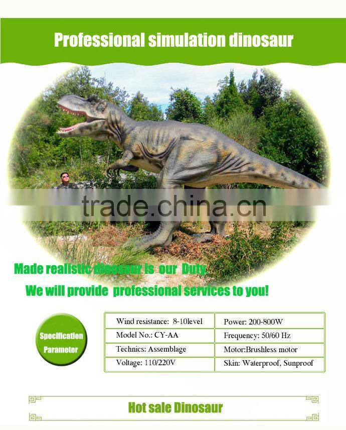 Remote control Animatronic Dinosaur model T-rex