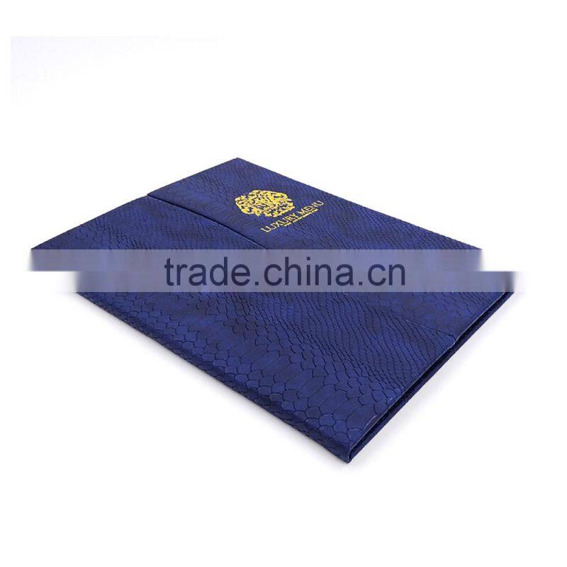 Hotel restaurant used restaurant menu cover leather menu folder menu Holder