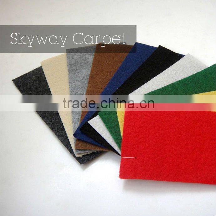 2013 Needle Punched Polyester Plain Brushed Shaggy Carpet