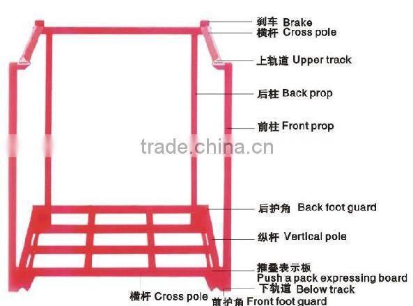 warehouse customized steel fixed Storage stacking Rack