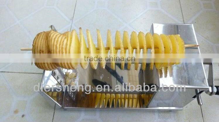 Manual Tornado potato machine, potato spiral cutting machine,potato cutter machine