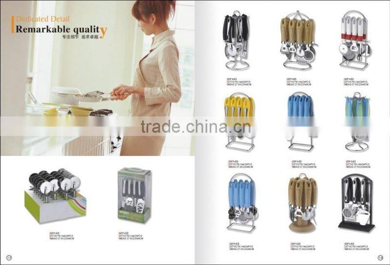 Hotchi top quality 3pcs knife knifes with acrylic holder