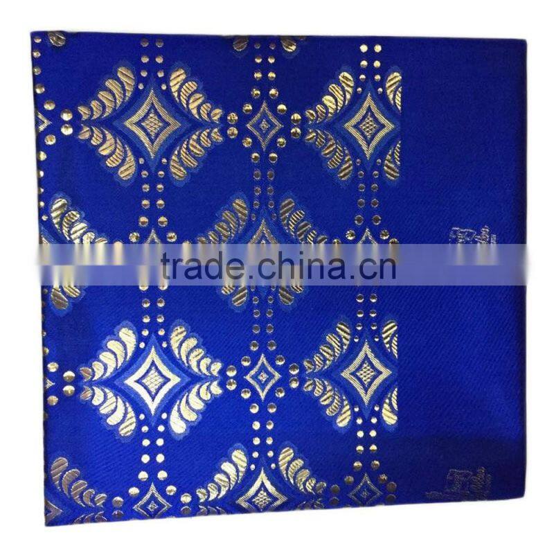 Orange embroidery women head tie / African fashion gele fabric / cotton sego wholesale