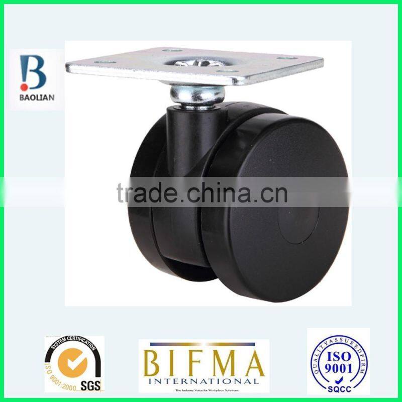 4" swivel heavy-duty injection molding nylon plate caster wheels