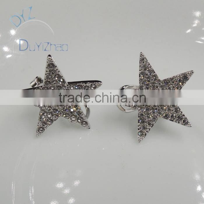 gold plated wholesale alloy necklace jewelry with crystal stone