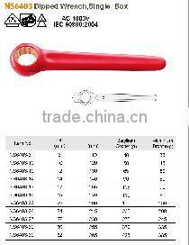 High quality non spark insulated single box wrench; VDE/GS Certificate; Die forging; China Manufacturer;OEM service; AC1000V