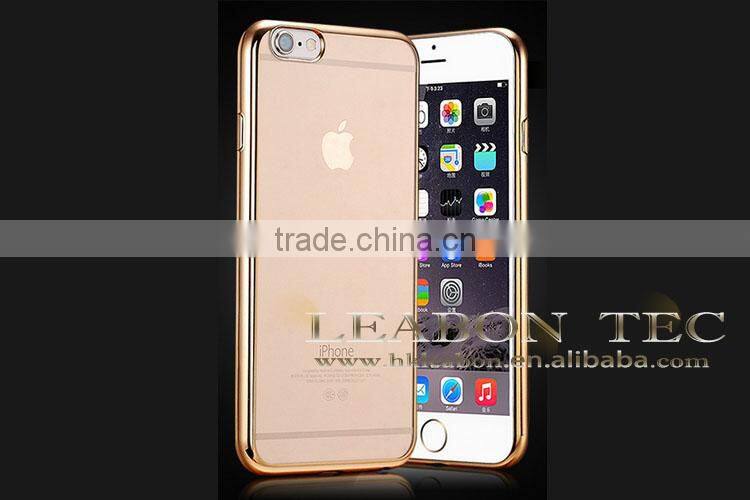 2016 new TPU plating case for iphone 6 ,for iphone 6 case tpu electroplated