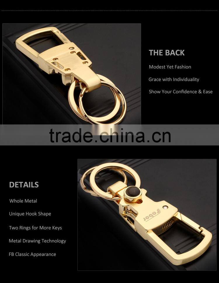 Multi Function Whole Gold Plating Custom Metal Keychain