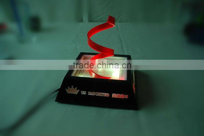 acrylic led display/acrylic led display stand