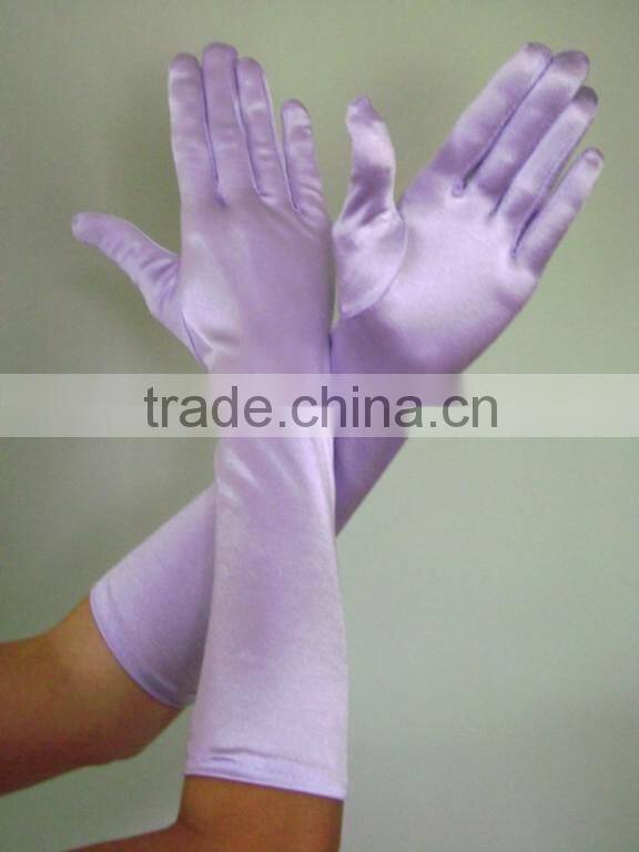 long satin streth Gloves Wedding bridal glove SG-58