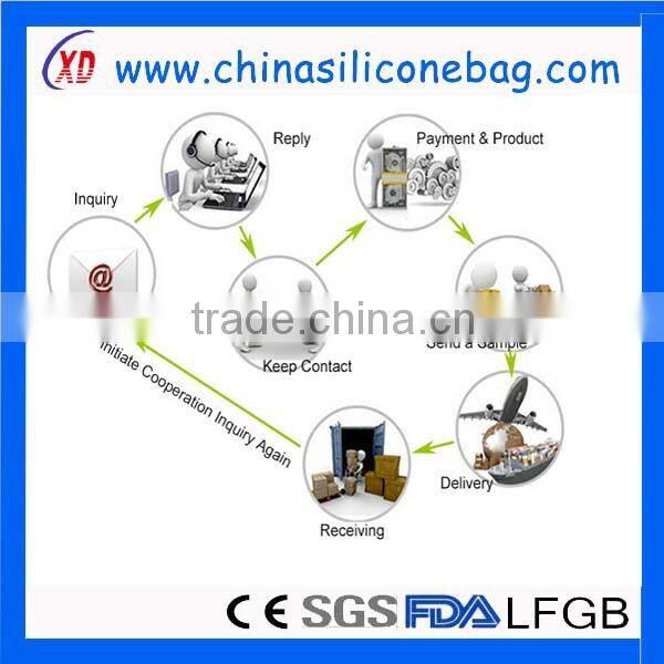 Silicone school purse