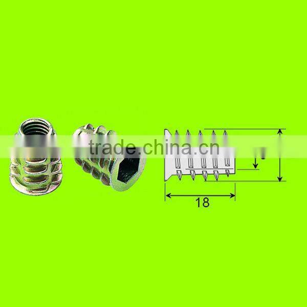Advanced ability of independent research furniture hardware zinc alloy screws and nuts (NZ2412)