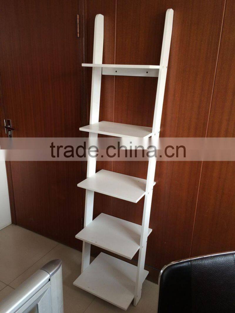 5 tiers wooden bookshelf