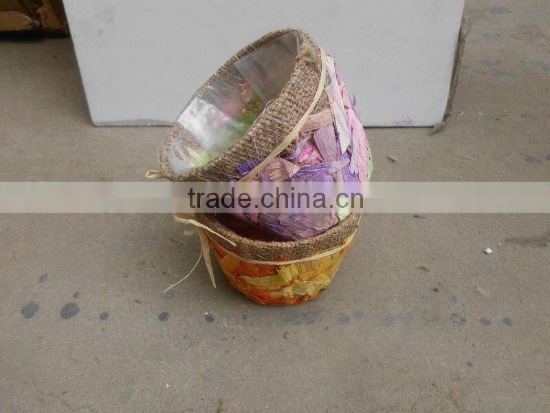 oval tray with ear-split willow-nature colour