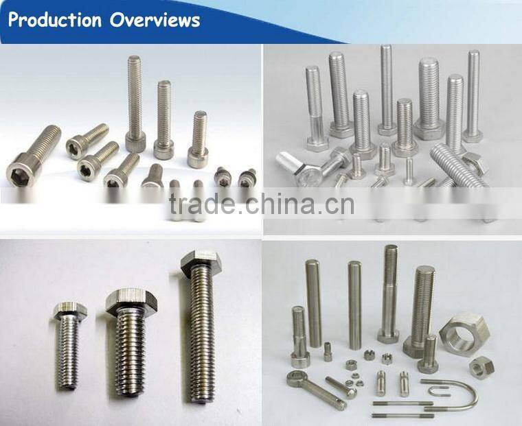 High purity molybdenum nuts hex internal thread screw