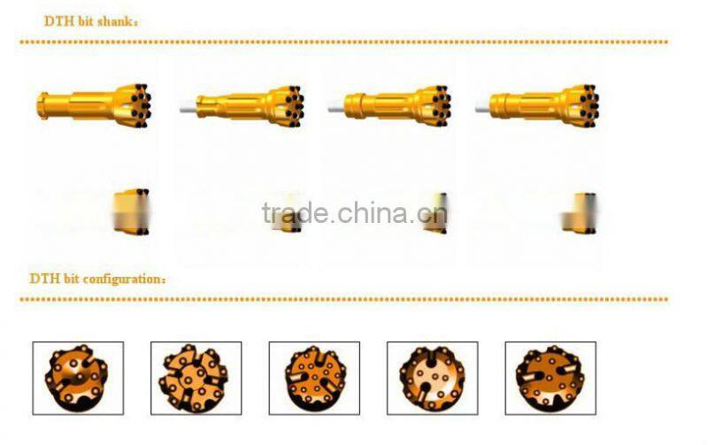 Various dimensions sds hammer drills bits