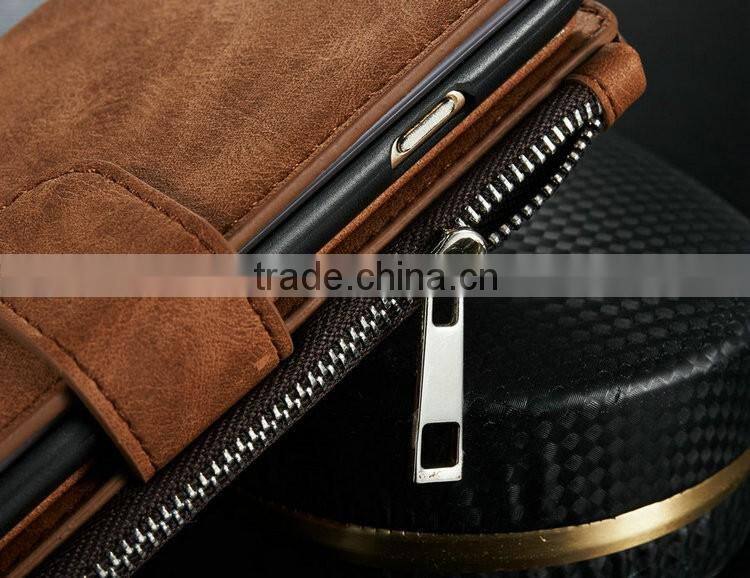 2016 Popular Design Leather Wallet Phone Cover For Iphone 6/6s