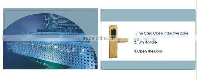 hotel card key system lock with free software