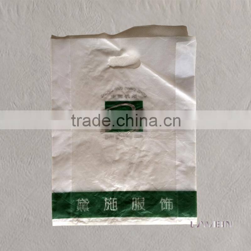 Factory customs transparent plastic packaging polybag for silk garments
