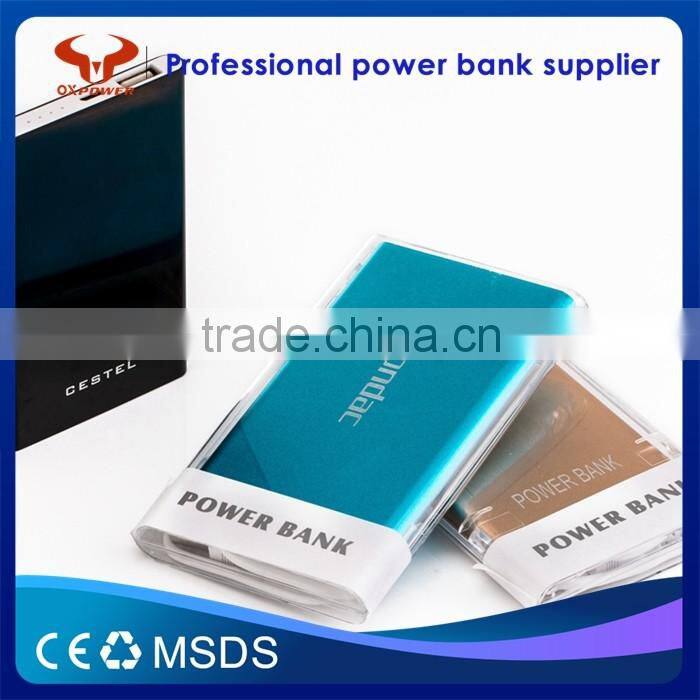 2016 professional factory hot sell fast charging original 4000mah universal portable usb charger power bank