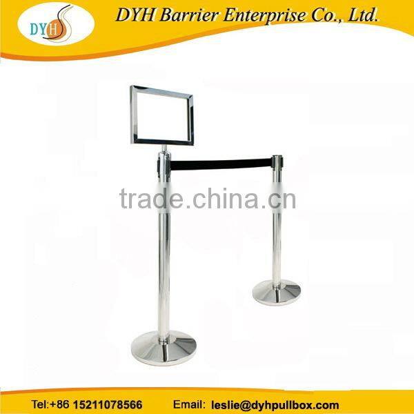 High quality new arrival queue control barrier with sign holder