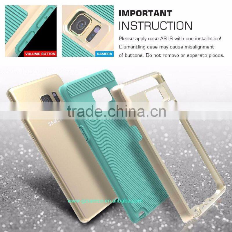 Samco New Arrival Mobile Phone Accessory for Samsung Galaxy Note 7, Hybrid PC TPU for Samsung Galaxy Note 7 Cell Phone Case