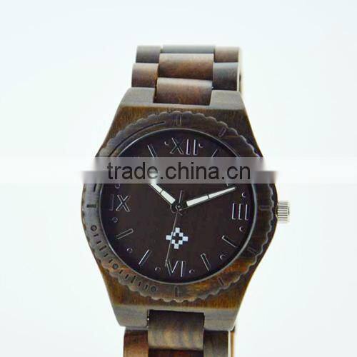 trendy cheap factory direct attractive multicolor waterproof wooden watch(WJ-3920)