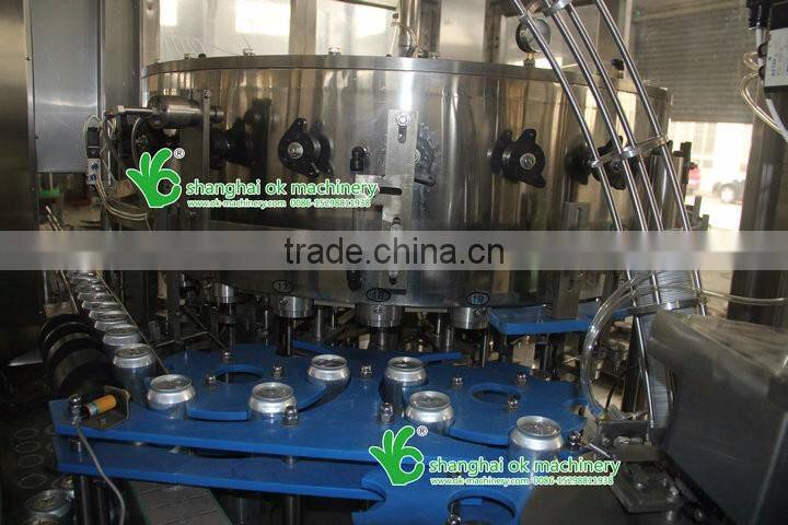 OKC-07 soda can filling machine/cola can filling machine