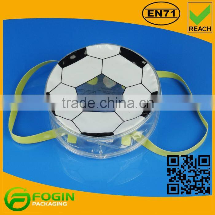 pvc soccer print mini carry bag