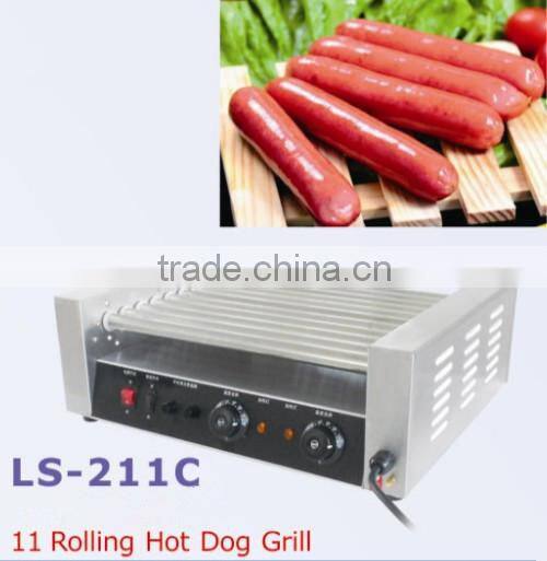 CE electric sausage 11 roller grill machine