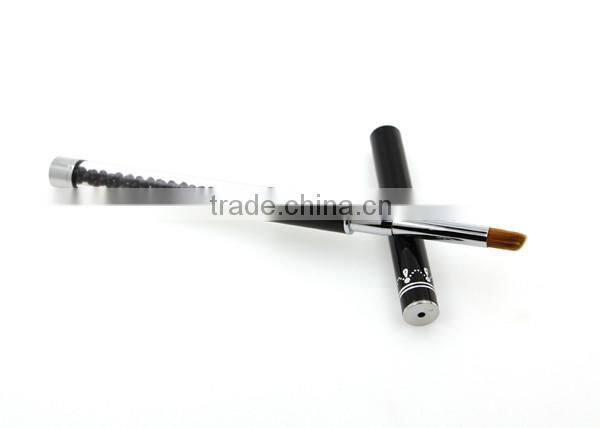 Hot 10pcs nail brush set include nail liner brush,nail gel brush,nail acrylic brush and Nail Sculpture Pen