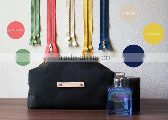 Custom high quality waxed canvas toiletry bag