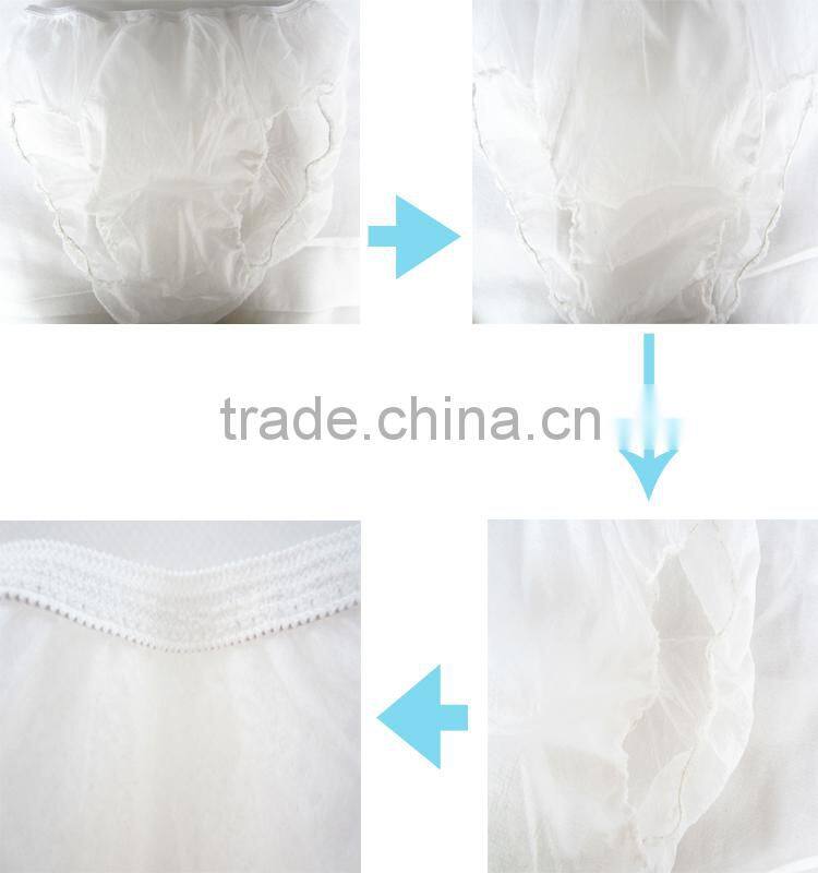 Disposable Nonwoven Sexy Ladies Underwear Women Briefs Sexy Transparent Briefs Underwear