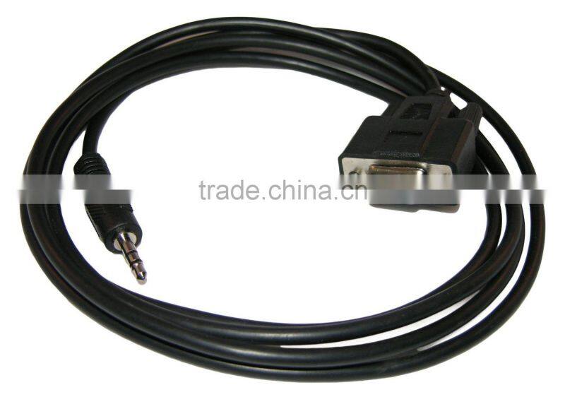 stereo 3.5mm audio jack to Computer DB9 Data Cable