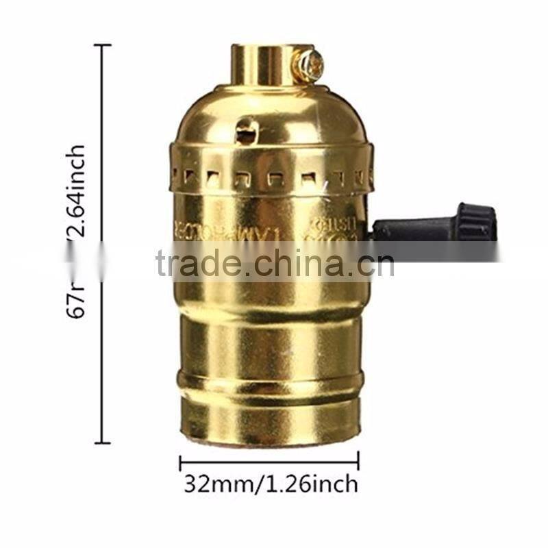E27 Vintage Lamp Base Holder Pendant Bulb DIY Light Screw Socket