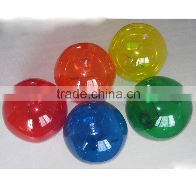 trancparent 30cm free phthalates pvc whole beach ball