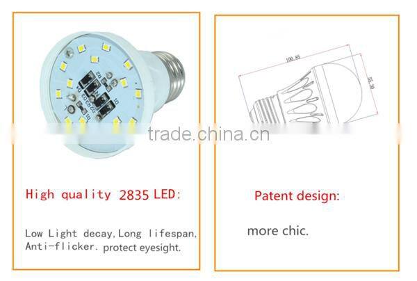Residential lighting led light bulb with flameresistant shell