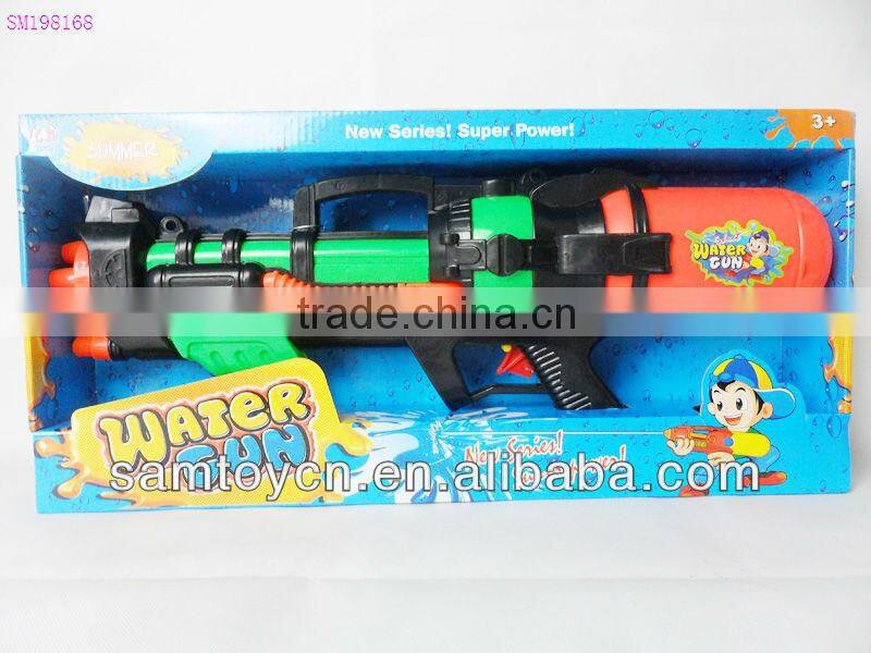 Black plastic water gun for kids