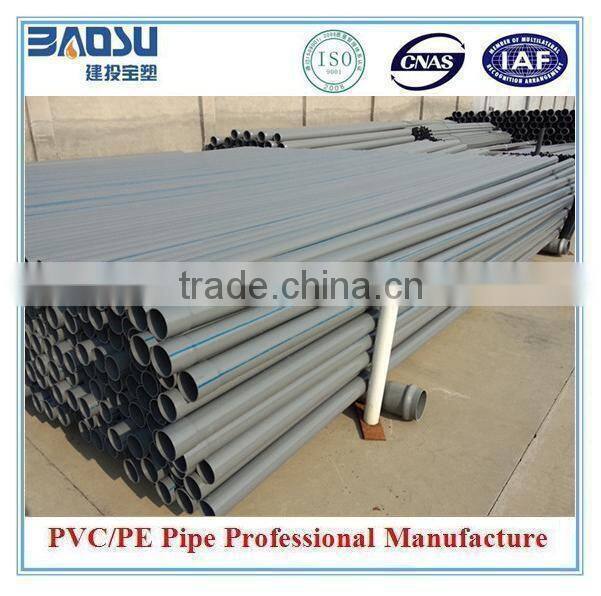 clear pressure pipe for pvc pipe for watewr supply