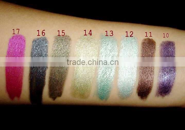 different colors eyeliner gel for colorful eye makeup Cream glitter Eyeshadow