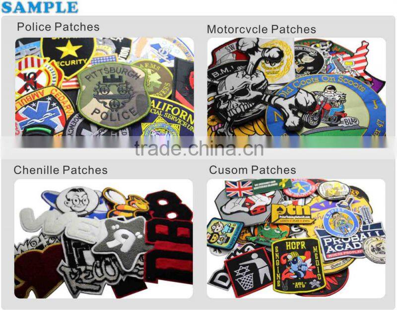 2015 Fashional Embroidered Patches custom woven patch
