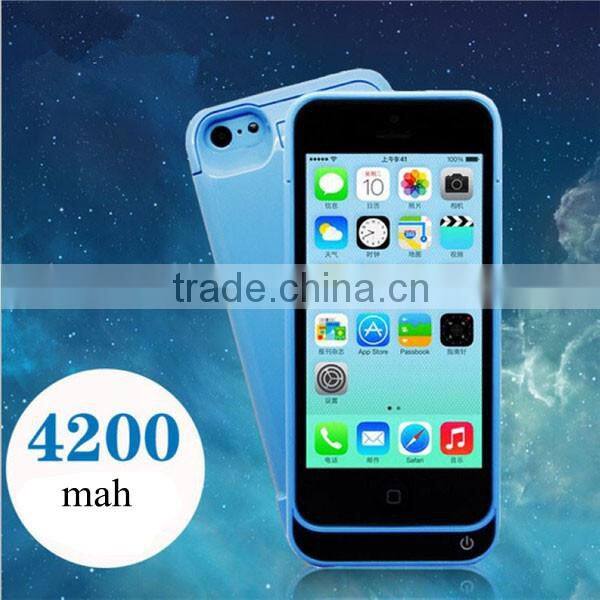 Back up charger 4200mAh power bank battery case for iphone 5