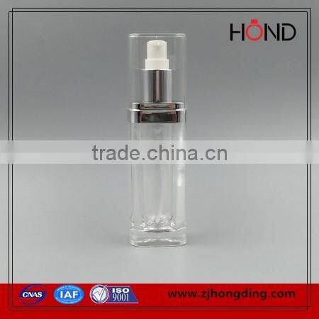 15g Round black compact powder case, double layer cosmetic compact powder box for solid perfume